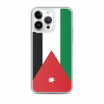 Coque iPhone &ndash; Drapeau Jordanie &ndash; iPhone 14 Pro Max &ndash; Souple &ndash; Mitmev&auml;rviline &ndash; Vertikaalne