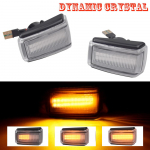 Volvo S40 V70 V40 850 240 740 C70 940 S70 S90 960 760 780 jaoks D&uuml;naamiline j&auml;rjestikune LED k&uuml;ljemarker Voolav suunatule lamp