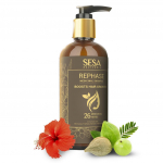Sesa Ayurveda Rephase Meditsiiniline &Scaron;ampoon 300ml Paksemaks Juuste Kasvuks ja Siledaks, L&auml;ikivaks, Loodusliku Taimse Valemiga