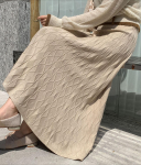 Naiste kootud seelik Midi k&otilde;rge v&ouml;&ouml;kohaga &otilde;huke s&uuml;gistalvise sooja naiste pikad seelikud One Size