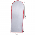 Pruudi kleidi kotid Kaitse&uuml;mbris Tolmukindel kate Pulmakleitide kott Tolmukate 150x58mm