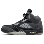 Air Jordan 5 Retro Anthracite Meeste Tossud Must Hundi-Hall L&auml;bipaistev DB0731-001 42.5