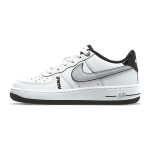 Nike Air Force 1 LV8 GS Valge H&otilde;behall Laste Tossud Must DO3809-101 36