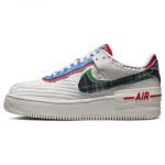 Nike Air Force 1 Shadow Mitmest materjalist Naiste tossud Valge Seil Klassikaline Roheline DZ5193-100 40.5