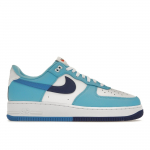 Nike Air Force 1 07 LV8 Split - Hele Foto Sinine Meeste Tossud Valge S&uuml;gav-Kuninglik-Sinine Balti-Sinine DZ2522-100 42.5