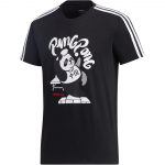 Adidas Neo Panda Prindiga Spordis&auml;rk Meeste Topid Must GK1552 XL