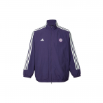 Adidas X Tsinghua &Uuml;likooli Koost&ouml;&ouml; L&otilde;tv l&otilde;ige Mugav Seisukrae T&otilde;mblukuga Triibuline Jakk Unisex Jakkid KG8977 S