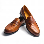 Moodsad esmaklassilised meeste madalanahast penny-loafersid K&auml;sit&ouml;&ouml;na valmistatud Ehtne Nahk Slip-On S&otilde;idujalatsid &Auml;rikasutusse & Formaalne Jalats 39 pruun