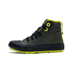 Converse Chuck Taylor All Star S&uuml;nteetilisest Nahast Fliisiga K&otilde;rge S&auml;&auml;rega Laste L&otilde;uendikingad Laste Tossud Oliiviroheline 372119C 35 black