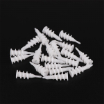 20 tk isepuurivaid plastmassist kipsplaadiankruid, plastmassist tihvtidega isepuurivate kipsplaadiankrute komplekt, isepuuriv ja paigaldatav 10x33mm