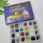 J&otilde;ulude advendikalender Kristalli Mineraali kinkekarp Kivi Kollektsioonid Veeris Poleeritud Kruus Toorkristall T&scaron;akrakivi Onesize