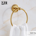 Euroopa stiilis messingist kuldne vannitoa r&auml;tikuhoidja komplekt - WC riistvara ja tarvikud