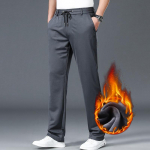 FiveFive fliisist suures suuruses meeste p&uuml;ksid 150 kg 6XL 7XL 8XL 9XL 10XL isa kingitus t&ouml;&ouml; talvel soe venitatud pidulik paksud sirged meeste p&uuml;ksid 9XL hall