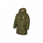 Jordan Puuv&auml;rvi Vabaaja Kapuutsiga Suure Taskuga Puhvjakk Laste &Uuml;ler&otilde;ivad L&otilde;uend-Oliiviroheline FV2740-398 XL