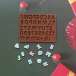 1 tk Inglise kirjaga silikoonvorm t&auml;htnumbriline kommk&uuml;psis tarretis j&auml;&auml; k&uuml;psetusvorm koogikaunistus seebik&uuml;&uuml;nla valmistamise vorm 1pc