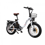 DRVETION CT20 L&auml;biastutav elektriratas 250W mootor 48V 15Ah aku valge