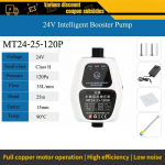 24V p&uuml;simagnetiga alalisvoolu vaikne harjadeta v&otilde;imendav veepump IP56 Automaatne survekontroller Kodune veesoojendi v&otilde;imendav pump