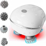 Elektriline pea-, peanaha masseerija, t&auml;iustatud punase valguse teraapia kasvu soodustamiseks, v&auml;ljalangemise kontroll, 3 kiiruse režiim, k&auml;eshoitav, peanaha kraapija, kehamassaaž