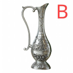 Euroopa Vintage Kodu Kaunistus Metallvaas Retro Kunst K&auml;sit&ouml;&ouml; Pulmade Dekor Lauaplaadi Kaunistused Lillevaasid Antiikne Klassikaline A