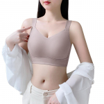 &Otilde;mblusteta aluspesu naistele, &otilde;huke stiil, ilma traadita, t&auml;iskattega, v&auml;ike rinnahoidja rindade suurendamiseks ja paljastamise v&auml;ltimiseks XXXL