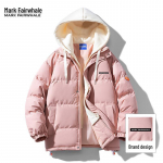 Mark Fairwhale Men's Winter Loose Hooded Padded Jacket M