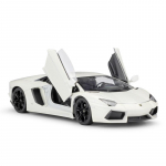 WELLY 1/24 Lamborghini LP700-4 Aventador Sulamist Auto Diecasts & M&auml;nguautod Autode Mudel Miniatuurne M&otilde;&otilde;tkava Mudelauto Lastele valge