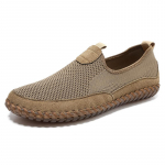 Meeste suvised mokassiinid Hingavad V&otilde;rk Slip-On Lamedad kingad Mugavad libisemiskindlad Jalatsid V&auml;litegevusteks 38 khaki