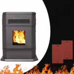 2 Pieces 88177 Fireplace Gasket Component Accessory DIY Portable Household Use Spare Easy to Install