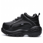 Euroopa ja Ameerika platvormiga tossud piimatee v&auml;rviga naiste k&otilde;rgust suurendav sisetald, karamell, vabaajajalatsid 40 punane