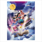 Tenyo puslesm&auml;ng Disney Lugu Lendamisest Vabalt Sisaldab ja Teeninduskaart (Tenyo) [Valmistatud Jaapanis] 500-osaline Aladdini (35x49 cm) D-500-671, Liim,