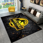 3D-koomiks Jurassic Parki dinosauruste ala vaip, suur vaip, elutoa diivani uksematt, libisemiskindel lapse p&otilde;randamatt 60*90cm