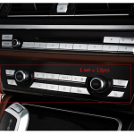 12 tk Auto Keskmine &Otilde;hu AC Juhtnupu Kate Trimmisliist BMW 5 6 7 F10 F07 F01 F06 F12 520i/523i/528i/528i XDrive/530i/535i/535i jaoks CHINA
