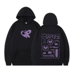 Sour Guts Vampiiri Kapuutsiga S&auml;rk Meeste Naiste R&otilde;ivad Mood Vintage Kapuutsiga Dressipluusid Harajuku Hip Hop &Uuml;legabariidilised Kapuutsiga Dressipluusid Streetwear S gray
