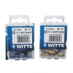 Puntas destornillador - WITTE - 4284229 - 25 mm - PH 2 - 5 unidades - TiN
