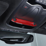 Red Soft Carbon fiber Reading light Switch Trim Sticker For Lotus EMIRA -25