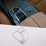 Control Panel Center Console Cover For Mercedes benz ML320 2012 GLE W166 Coupe c292 350d GL X166 GLS AMG Interior Accessories Style 1 Silver gray