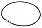 Phiten RAKUWA magnetiline titaanist kaelakee Metallmust 50cm