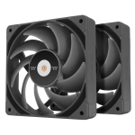 Thermaltake TOUGHFAN 12 Pro, Ilma LED-ita, Kiire, K&otilde;rge tuuler&otilde;hk, 5-aastase garantiiga mudel, 2-pakend (CL-F159-PL12BL-A, FN2012)