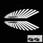 2 tk Ingeltiibade Vaip Valgus LED Tahavaatepeegli Projektori Lamp Mercedes Benz AMG A B C E S Klassi GLA GLB GLC CLS EQC jaoks