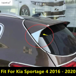 Auto tagumise akna spoileri k&uuml;lgtiiva kolmnurkpaneeli katteviimistlus Kia Sportage 4 2016 2017 2018 jaoks ABS kroomtarvikud