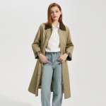 Shetu Naiste V&auml;rviplokk Ruuduline Trenchcoat M