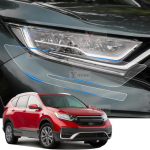 Honda CR-V CRV 2017- jaoks 2 tk Auto esitulede kaitsekile L&auml;bipaistev Suitsumust Must TPU Kleebis Transparent