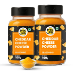 5:15PM Cheddarjuustupulber Pasta, Pizza, Nachode, Friikartulite, Popkorni jaoks 100g X Pakk 2 tk Maitsestaja