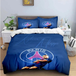 Mugavad jalgpallitr&uuml;kiga tekikatted Voodipesukomplektid Mugavad voodikatted &Uuml;hepoolne M-Mbappe S&uuml;nnip&auml;evakingitus 3 tk EU Single(135*200cm)3pcs