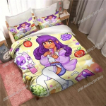 Aphmau voodipesukomplekt magamistoa jaoks Pehmed moodsad voodikatted Mugav laste tekikott tekikate ja padjap&uuml;&uuml;r EU Single(135*200cm)3pcs