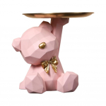 UUS Fortune Crown suuresuuline kassi sissep&auml;&auml;su v&otilde;tmehoidik, dekoratiivne ornament, kerge luksuslik majasoojendav kingiskulptuur