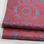 Satiin Siid Brokaat Jacquard Lilleline Kangas Vintage Kost&uuml;&uuml;m Kleit K&auml;sit&ouml;&ouml; R&otilde;ivaste Tarvikud Cheongsam Padjap&uuml;&uuml;rid DIY &Otilde;mbluskangas 50cm