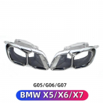 Must roostevabast terasest v&auml;ljalasketoru otsik BMW X5 G05/X6 G06 jaoks h&otilde;be