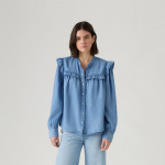 Levi's Naiste J&auml;&auml;k&uuml;lm Volangidega Denim-s&auml;rk M sinine