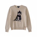 Polo Ralph Lauren Looman mustriga &uuml;mmarguse kaelusega pikak&auml;eline kampsun Laste kampsun 323951426-001 L gray